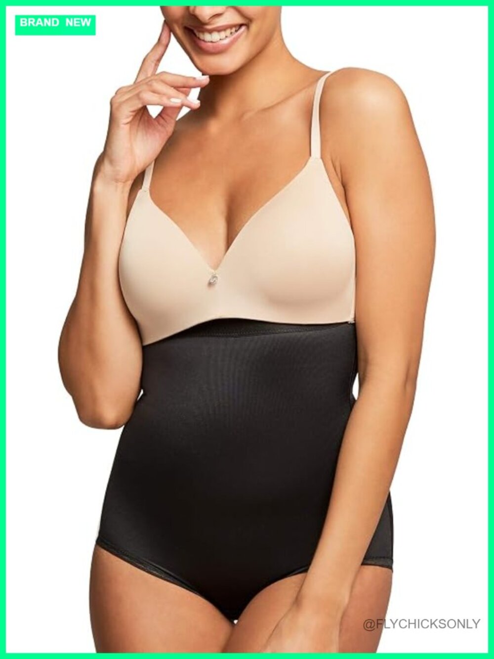 4-Way Stretch High Waist Firm Tummy Control Shapewear Brief Plus Size